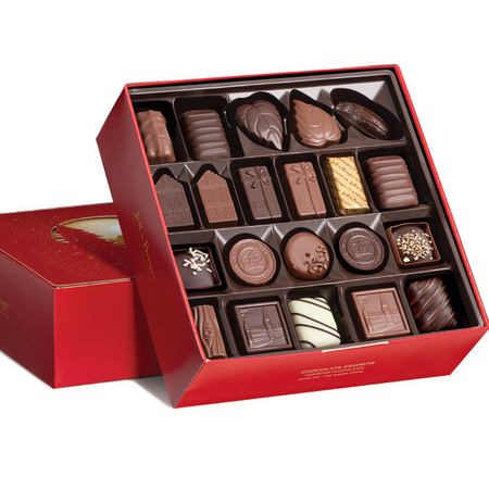 Ballotin Jeff de Bruges contenant 250g de Chocolats ASSORTIS